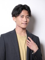 メンズ ショコラ ナンバ(Men's Chocolat NAMBA) #スリークショート#センターパート#メンズカット#ショコラなんば