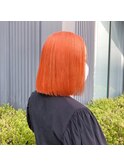 オレンジポップな明るめガーリースタイル☆