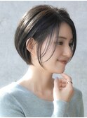 前髪長め大人ショートボブ20代30代40代【AIN.表参道】川原大地