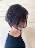 【LUNON fieju】段差の入った軽やかな束感ボブ