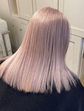 ベレーザ 渋谷(BELEZA) 2381外国人風カラーロイヤルパープルベイビーピンクこなれヘア