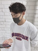 モリオフロムロンドン 松戸店(Morio from London)&nbsp;【松戸 岩口】パーマ残りアップバングマッシュショート