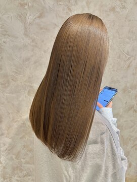 ダブルバイグリッター(W by GRITTERs) ミルクティーベージュ×髪質改善トリートメント【武田】