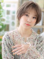 カバーヘア イヴ 戸頭店(COVER HAIR EVE)&nbsp;くせ毛風小顔ウルフボブ大人ミストバングTb4戸頭20代30代40代