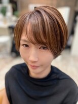 ムゲルカ エン(mugelca e'n)&nbsp;グラデーションショートボブ/ハイライトカラー