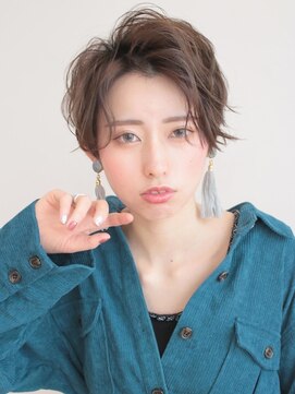 アグ ヘアー メイク 南陽(Agu hair make) ゆるふわ無造作なハンサムショート