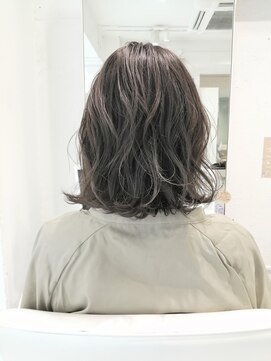 ファイブボックスヘアー 広島(five vox hair) 予防美容ケアカラー　グレージュ