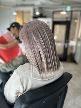 ラフ 難波店(LAFF) #黒髪#ボブルフ#ネビージュ#小顔#ワンレン