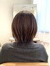 【人気no.1/極上艶サラ】メテオカラー髪質改善トリートメント＋カット　S～M 