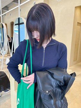 スニュウ(snuw) 【snuw_hotaru】透明感カラーラベンダーボブ