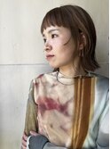 大人可愛い小顔ボブ