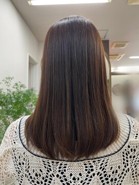 ヘアーワークスタジオ ノイズ(noize) ＃酸性ストレート　＃セミロング　＃髪質改善