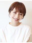 【 Ｉ. 】30代からの襟足すっきり前下がりショートボブ　川口