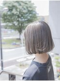 インナーグレージュ/マチルダボブ/前髪/ピンクベージュ/柏