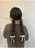 ロングの方にオススメ＊ライブやイベントに！ツインアレンジ♪