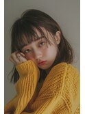 こなれミディアム/顔まわり/シースルーバング【lana hair 新宿】