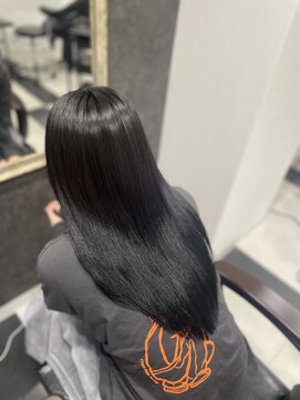 ラブスタシー 京都河原町店(lovestasy) ワンカラー/ツヤ髪/黒髪