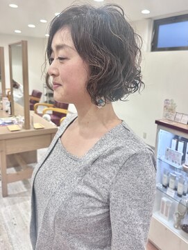 ヴォロンテ(volonte) ボブ/ボブウェーブ/ハイライト/柔らかウェーブ