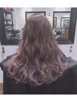 【栄矢場町】ピンクアッシュ、ブリーチなしダブルカラー