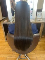 ヴァンカウンシル 清須店(VANCOUNCIL)&nbsp;艶めくストレート　髪質改善ケアカラー/透明感カラー　＃1