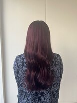 カシェ リタ ヘアー(CACHE'&RITA HAIR)&nbsp;ワインレッド◯ブリーチ履歴あり