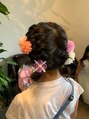 アリーマーケットリル(ALLEY MARKET lil) キッズヘアセット｜お祭り前にカットに来た小さなお客さま♪