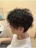 スパイラルパーマ
