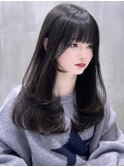 ショート ボブ インナーカラー 韓国風5617