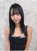 イメチェン/レッドブラウン/フルバング/似合わせカット/八王子駅
