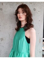 ランド(LAND)&nbsp;ミディアム　アンニュイパーマ