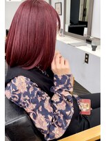 リジョイスヘア(REJOICE hair) 【REJOICE hair】塩基ミックスワインレッド mido