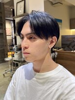 グラッド(GLAD.) メンズカット/メンズスタイル/センターパート/メンズライク