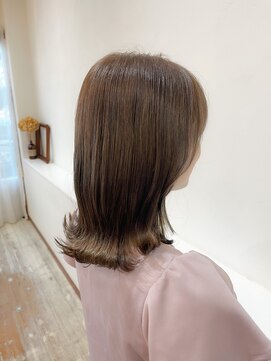 セットアップ 倉敷美和店(SET-UP) グレージュ透明感イルミナカラー髪質改善