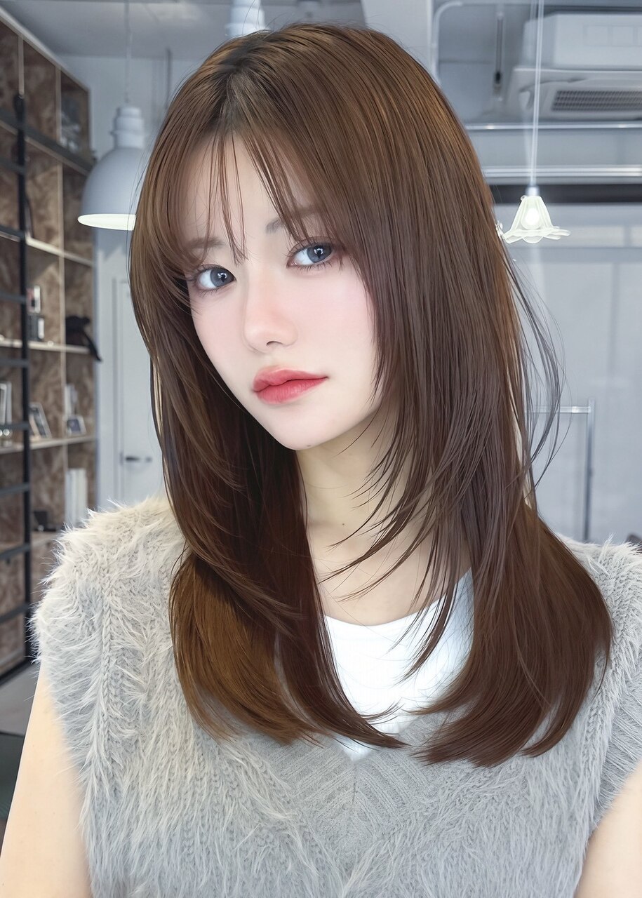 《再来の方限定》カット+ケアカラー+Tr  \10900