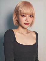 ローレンアンドパレード 並木坂店(Lauren&Parade) ハイトーンカラー 切りっぱなしボブ ボブレイヤー ダブルカラー