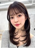 元町結べるレイヤーカット丸みショートボブ顔周りカット