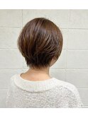 大人上品ショート×ふんわりレイヤー