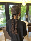 お呼ばれヘア