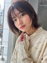 ロア 四条河原町店(LoRE)&nbsp;暖色ブラウンのくびれボブ