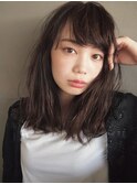 ラフでドライなクセ感*ハイカジュアルなロブ