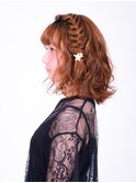 ヘアアクセ風編込みアレンジ【EARTH西国分寺】