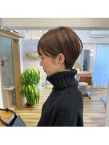 レンク(LENC)&nbsp;Coast.ショートヘア×ベージュブラウン