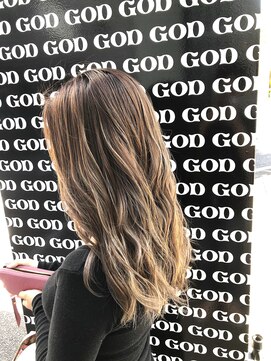 ゴッド ヘアーアンドメイク 高崎西口店(GOD Hair & Make) 外国人風カラー