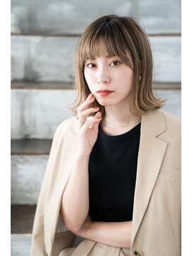 シェルベアー 銀座四丁目(Shell Bear) 大人かっこいい20代30代小顔ウルフレイヤーボブショートボブ