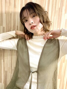 ブゾン(buZon) 【buZonブゾン】ウェーブボブ×シャドールーツ