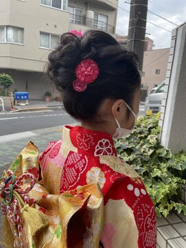 ビーピージェイズ 目黒店(BPJ’S) 七五三ヘアセット♪