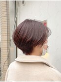 #マッシュヘア特集#くびれヘア#ビタミンカラー#センターパート 