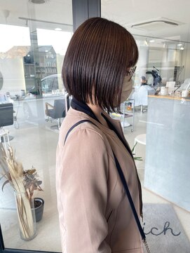 エンリッチヘア(enrich hair) ボブ　アッシュ　髪質改善トリートメント