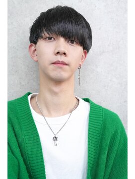 ジョエミバイアンアミ(joemi by Un ami) (joemi 新宿)重めマッシュ　前下がりマッシュ メンズカット 近江