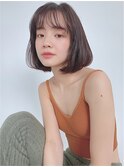 大人小顔ナチュラルボブ/10代20代30代